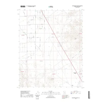 2018 Map of Grasshopper Junction, 2018 Print