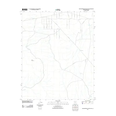 2011 Map of Grasshopper Junction NW, 2011 Print