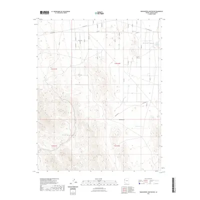 2021 Map of Grasshopper Junction NW, 2021 Print
