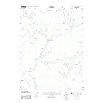 2012 Map of Grasshopper Ridge, 2012 Print