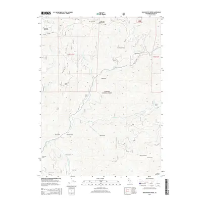 2015 Map of Grasshopper Ridge, 2015 Print