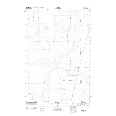 2013 Map of Grasston, 2013 Print