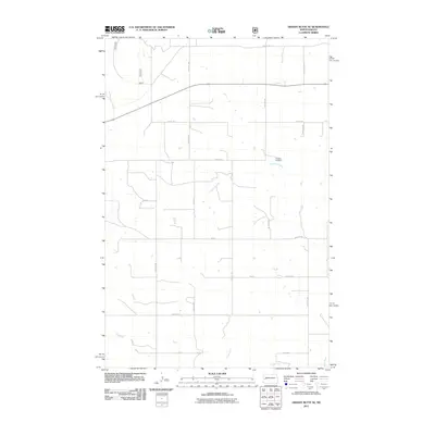 2011 Map of Grassy Butte SE, 2011 Print