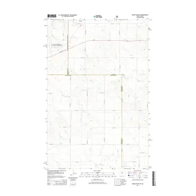2014 Map of Grassy Butte SE, 2014 Print