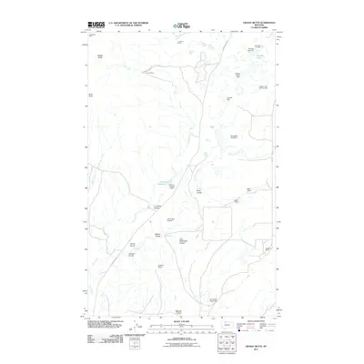 2011 Map of Grassy Butte, 2011 Print