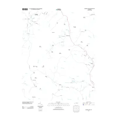 2013 Map of Grassy Cove, 2013 Print