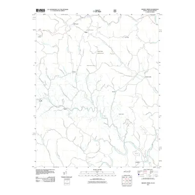 2011 Map of Grassy Creek, 2011 Print