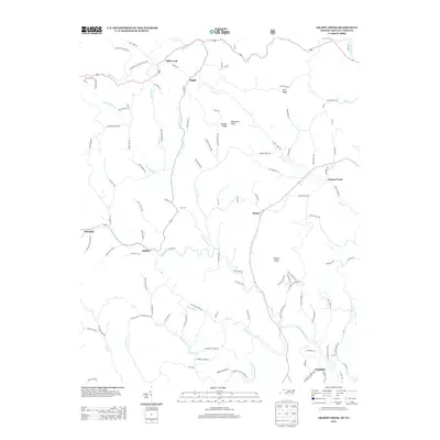 2013 Map of Grassy Creek, 2013 Print