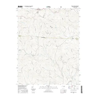 2016 Map of Grassy Creek, 2016 Print