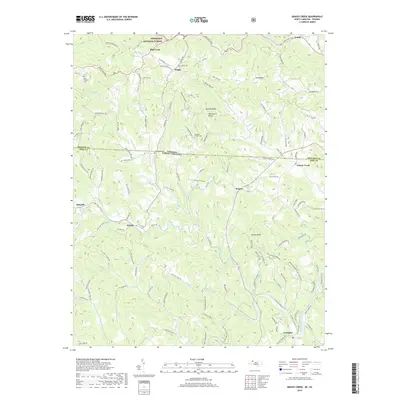 2019 Map of Grassy Creek, 2019 Print