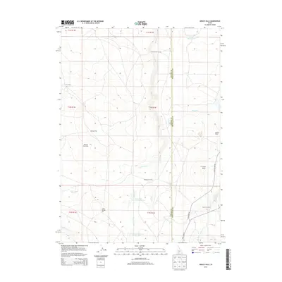 2013 Map of Grassy Hills, 2013 Print