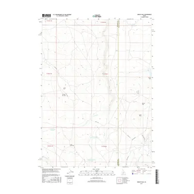 2017 Map of Grassy Hills, 2017 Print
