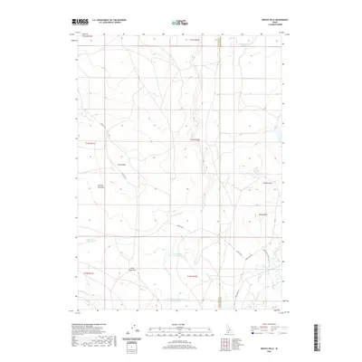 2020 Map of Grassy Hills, 2020 Print