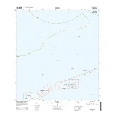 2015 Map of Grassy Key, 2015 Print
