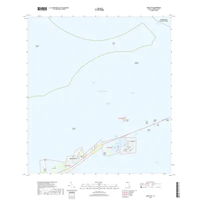 2018 Map of Grassy Key, 2018 Print