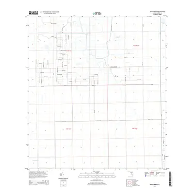 2015 Map of Grassy Marsh, 2015 Print