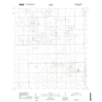 2018 Map of Grassy Marsh, 2018 Print