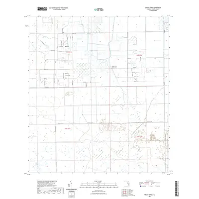 2021 Map of Grassy Marsh, 2021 Print