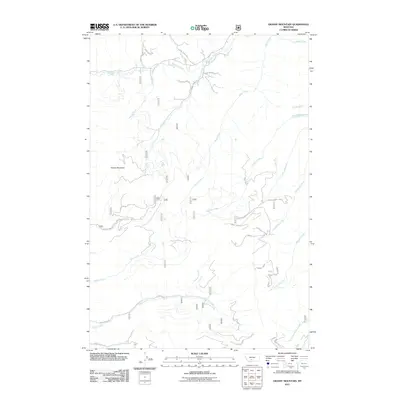 2011 Map of Grassy Mountain, 2011 Print