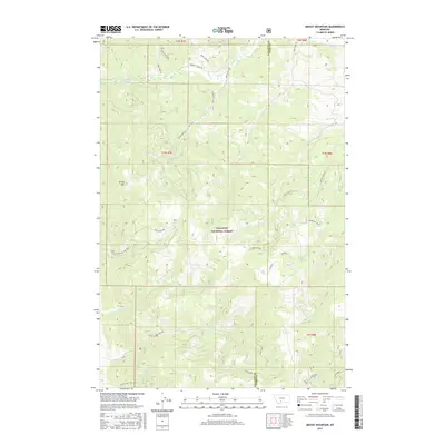 2017 Map of Grassy Mountain, 2017 Print