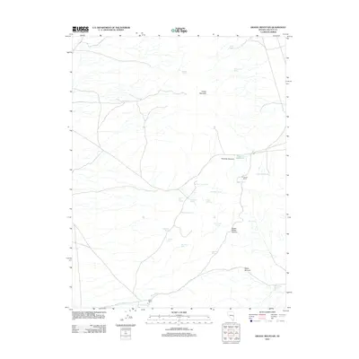 2012 Map of Grassy Mountain, 2012 Print
