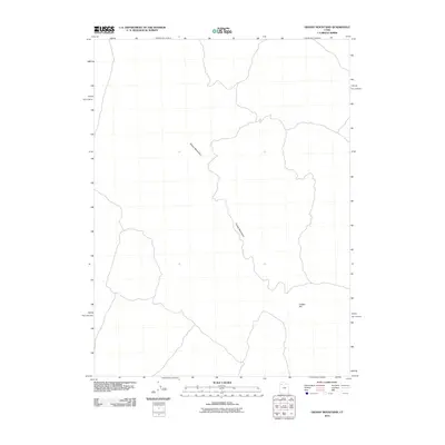 2010 Map of Grassy Mountains, 2010 Print