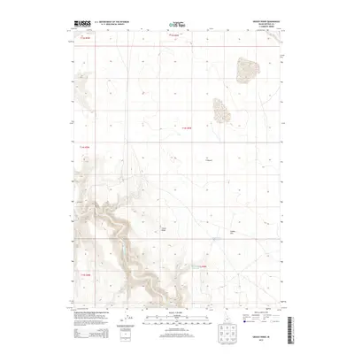 2013 Map of Grassy Ridge, 2013 Print