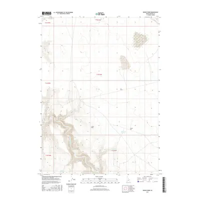 2017 Map of Grassy Ridge, 2017 Print