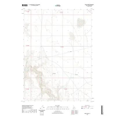 2020 Map of Grassy Ridge, 2020 Print
