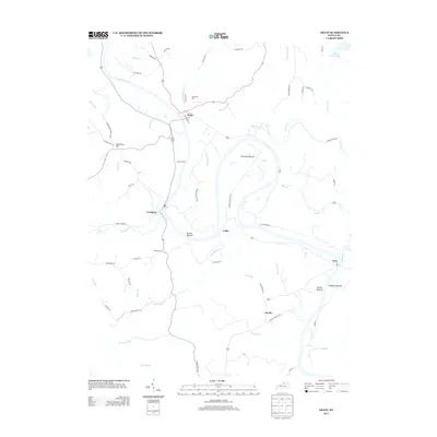 2013 Map of Gratz, 2013 Print