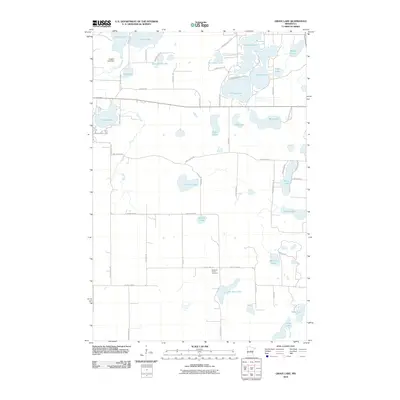 2010 Map of Grave Lake, 2010 Print