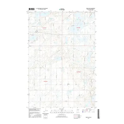 2016 Map of Grave Lake, 2016 Print