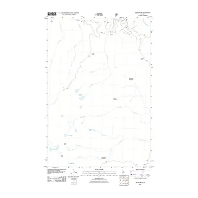 2011 Map of Grave Peak, 2011 Print