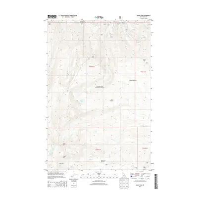 2013 Map of Grave Peak, 2013 Print