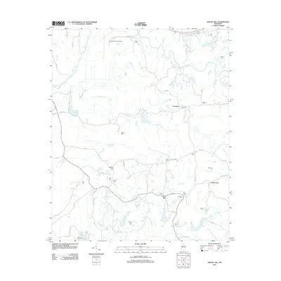 2012 Map of Gravel Hill, 2012 Print