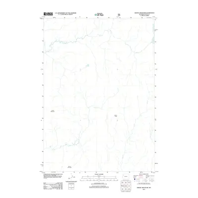 2012 Map of Gravel Mountain, 2012 Print