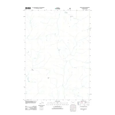2012 Map of Gravel Peak, 2012 Print