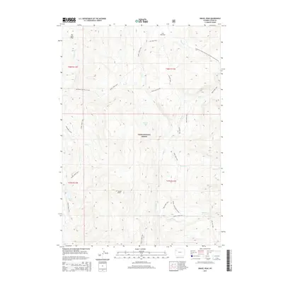 2015 Map of Gravel Peak, 2015 Print