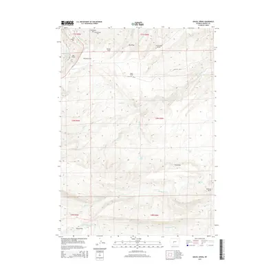 2015 Map of Gravel Spring, 2015 Print