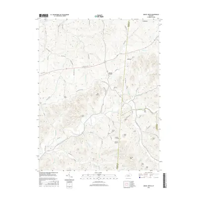 2016 Map of Gravel Switch, 2016 Print