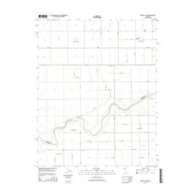 2015 Map of Gravelly Ford, 2015 Print