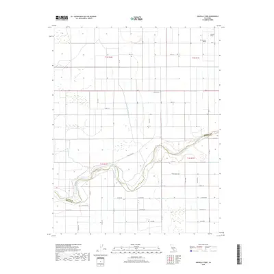 2018 Map of Gravelly Ford, 2018 Print