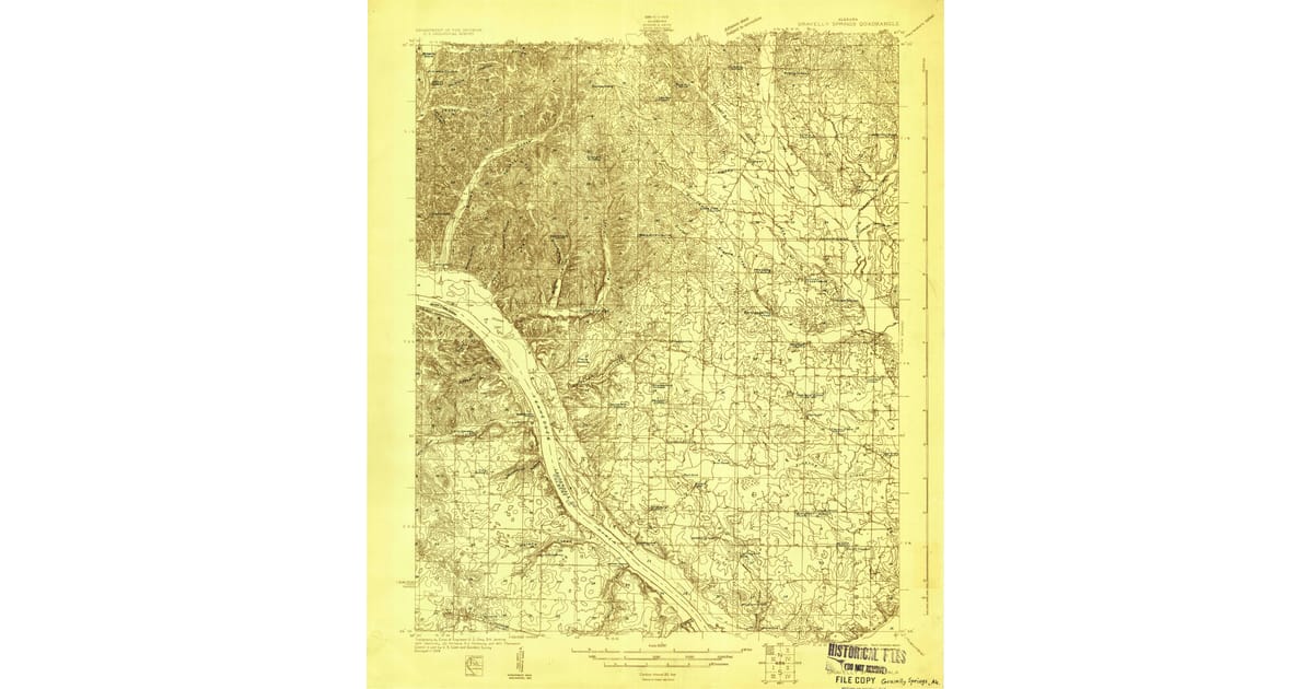 Old Maps of Woodland, AL | Pastmaps