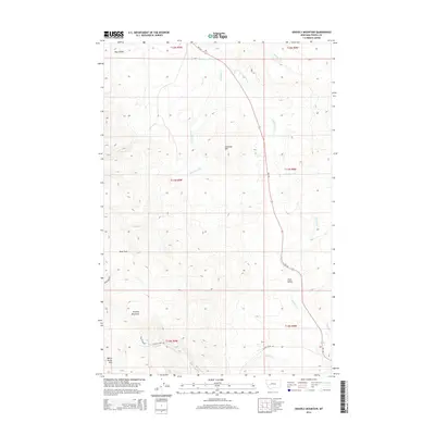 2014 Map of Gravely Mountain, 2014 Print
