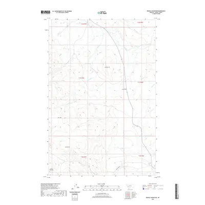 2020 Map of Gravely Mountain, 2020 Print