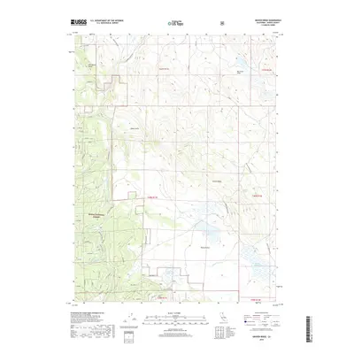 2018 Map of Graven Ridge, 2018 Print