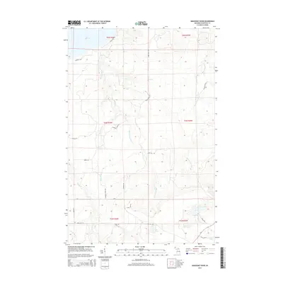 2014 Map of Graveraet River, 2014 Print