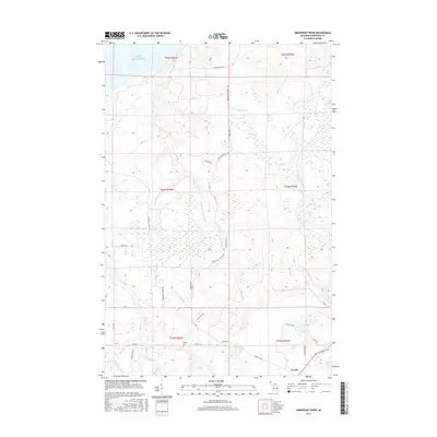 2017 Map of Graveraet River, 2017 Print