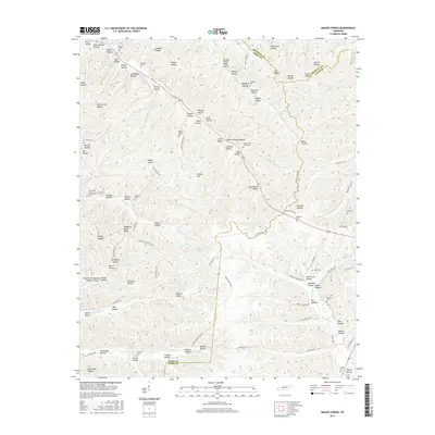 2016 Map of Graves Spring, 2016 Print