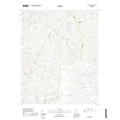 2019 Map of Graves Spring, 2019 Print
